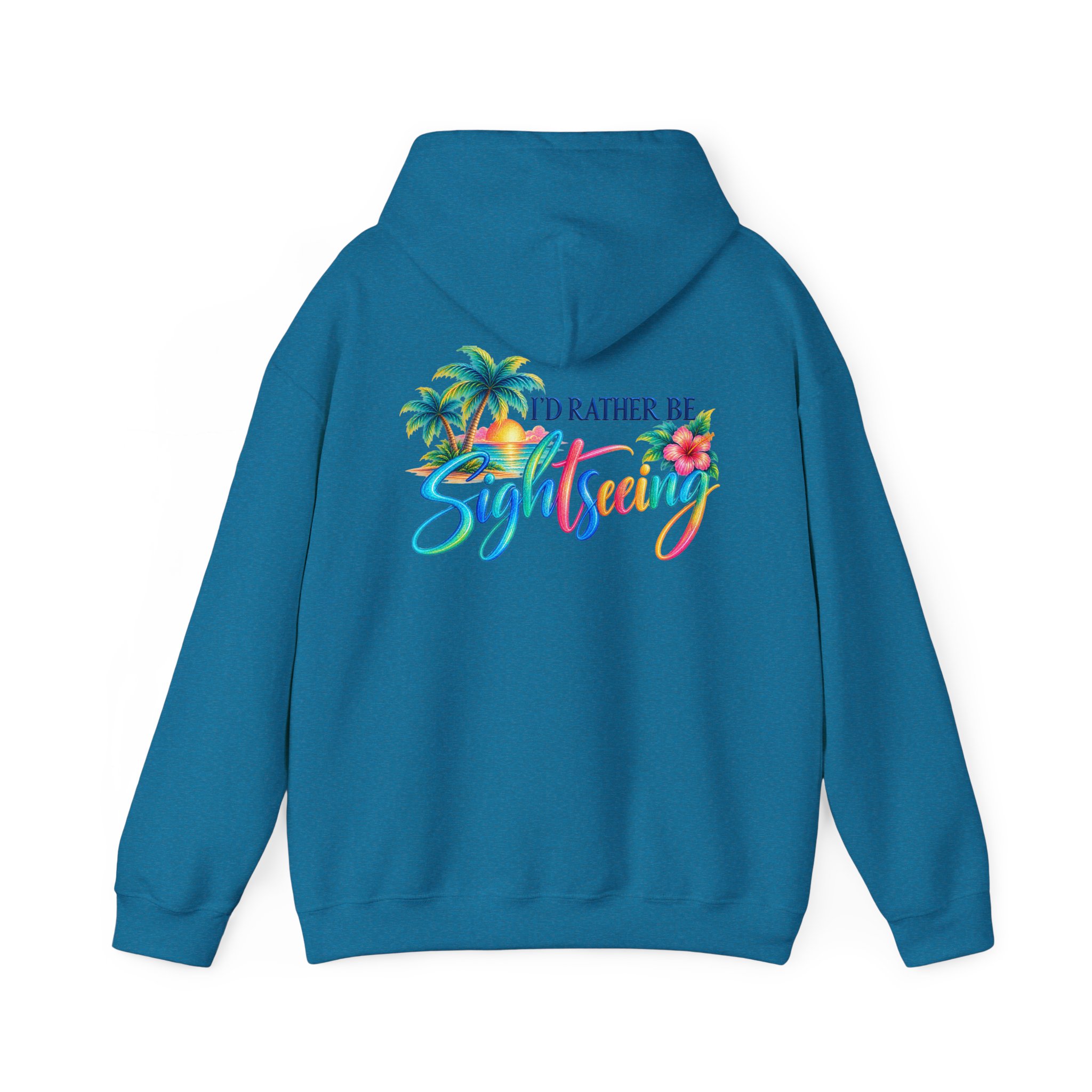 Copy of Sightseeing Hoodie — 'I'd Rather Be Sightseeing' Tropical Palm Travel Sweatshirt - Image 10