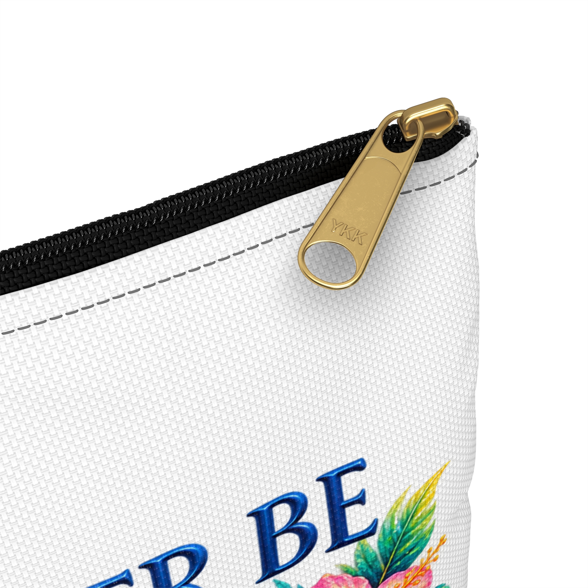 Sightseeing Accessory Pouch — "I'd Rather Be Sightseeing" Tropical Travel Makeup Bag - Image 12