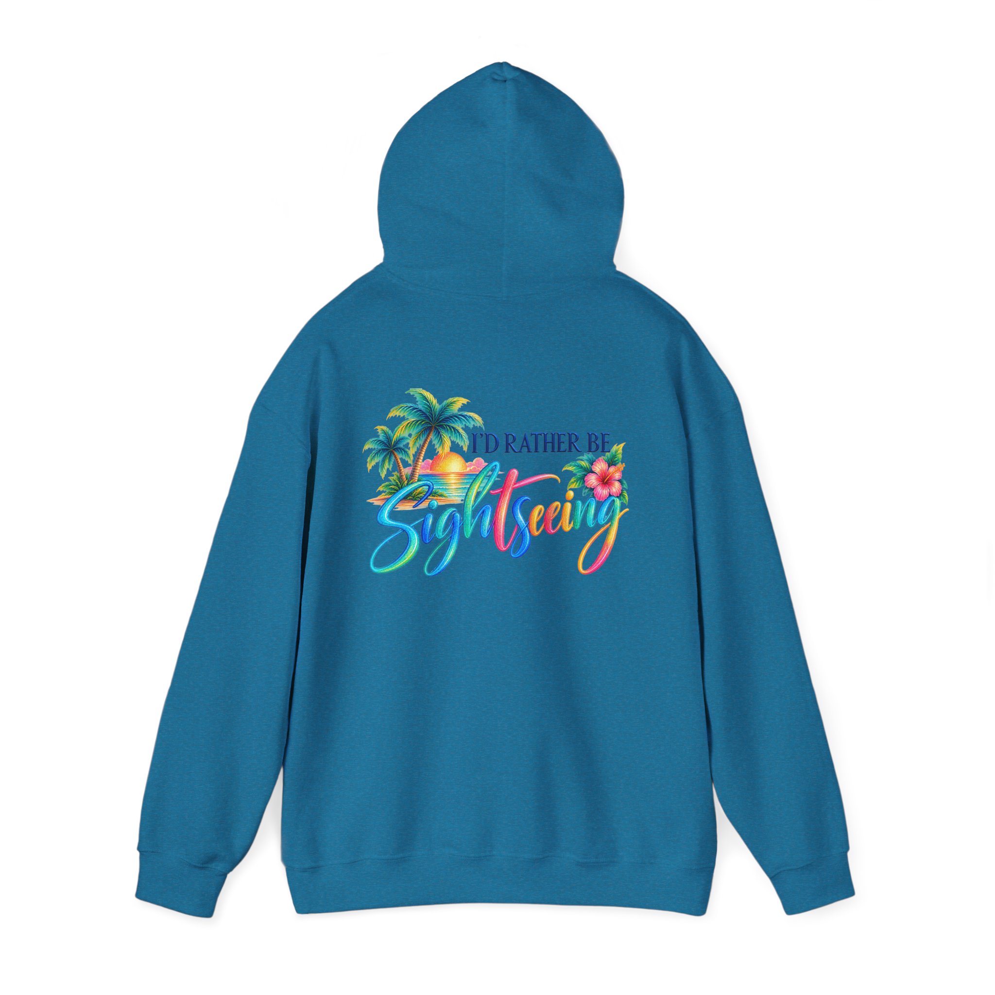 Copy of Sightseeing Hoodie — 'I'd Rather Be Sightseeing' Tropical Palm Travel Sweatshirt - Image 11
