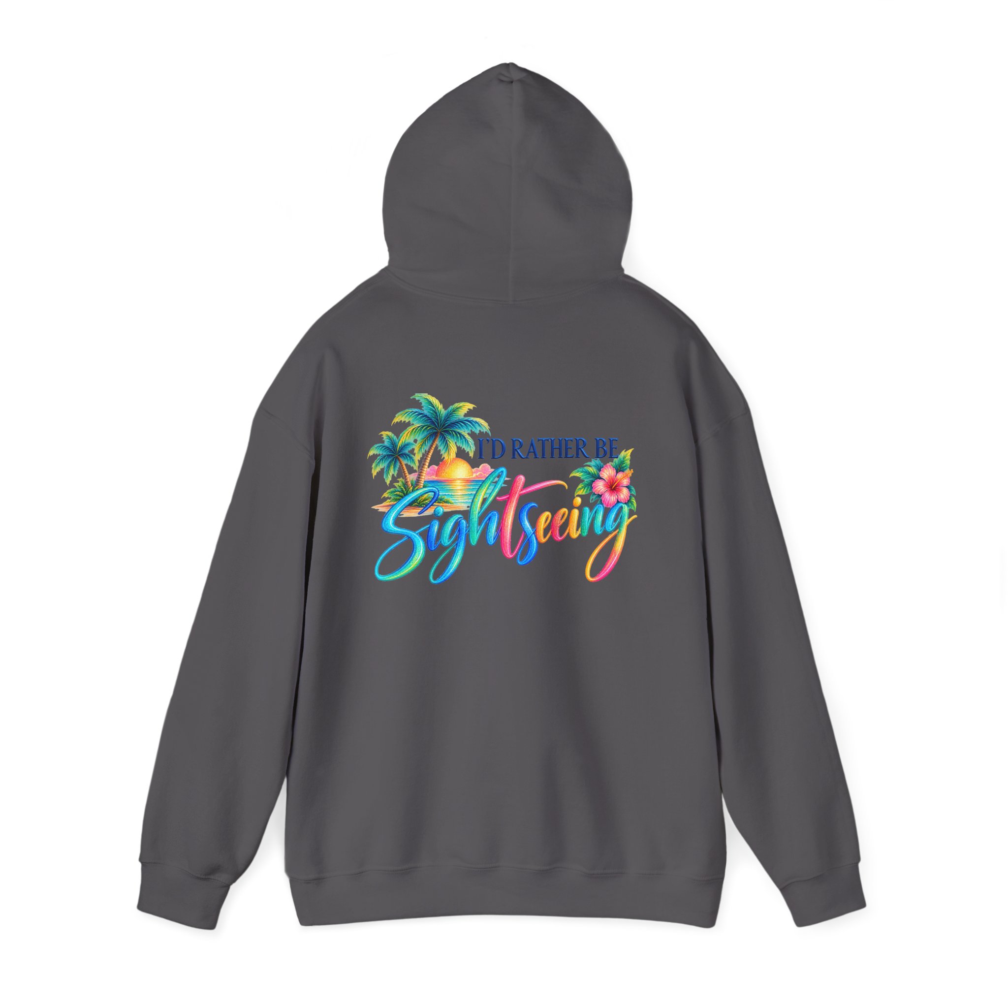 Copy of Sightseeing Hoodie — 'I'd Rather Be Sightseeing' Tropical Palm Travel Sweatshirt - Image 15