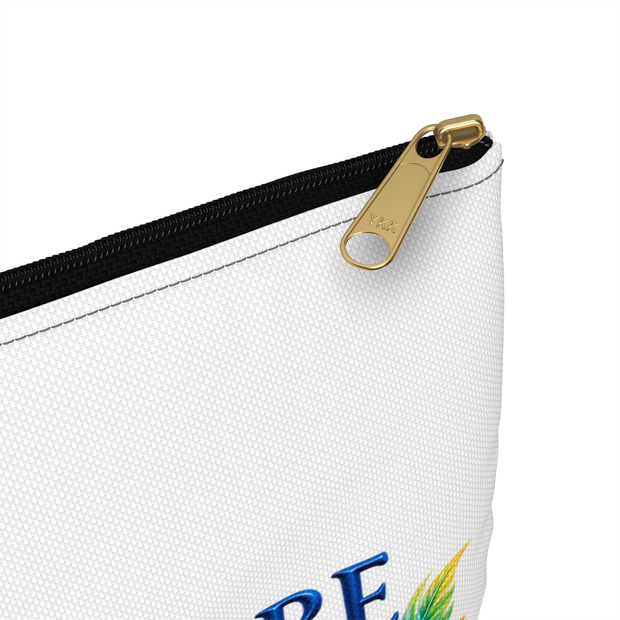 Sightseeing Accessory Pouch — "I'd Rather Be Sightseeing" Tropical Travel Makeup Bag - Image 4