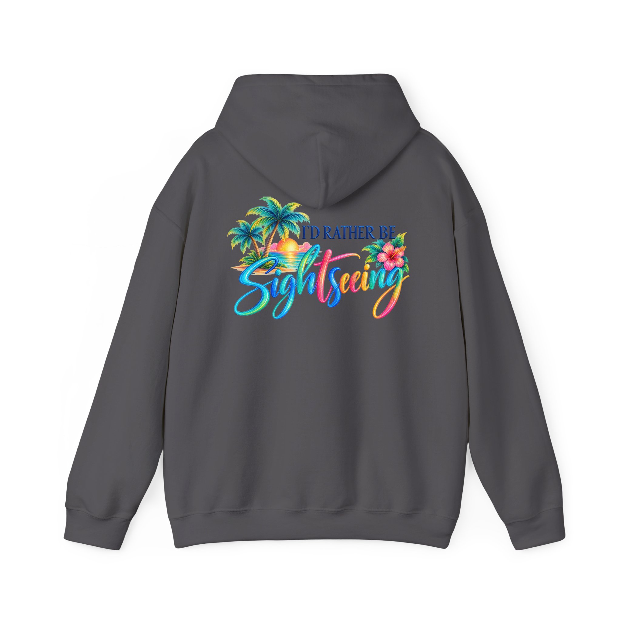 Copy of Sightseeing Hoodie — 'I'd Rather Be Sightseeing' Tropical Palm Travel Sweatshirt - Image 14
