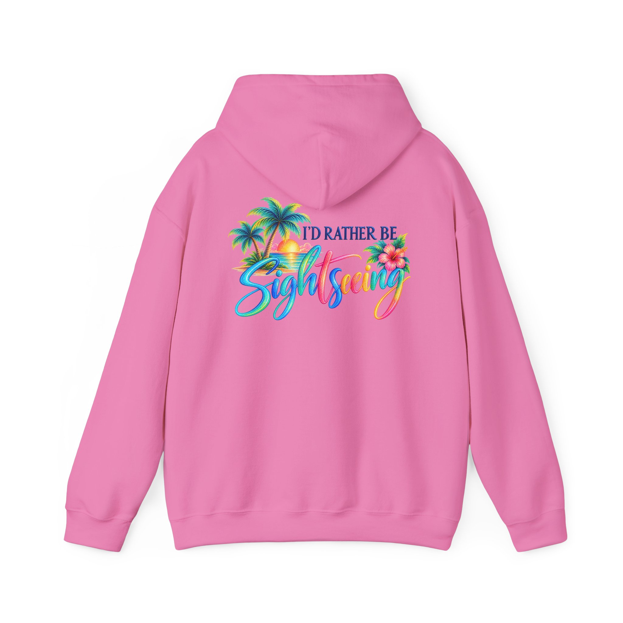 Copy of Sightseeing Hoodie — 'I'd Rather Be Sightseeing' Tropical Palm Travel Sweatshirt - Image 18