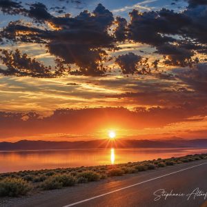 18" x 24" Metal Print - Lake Lowell, Caldwell, Idaho